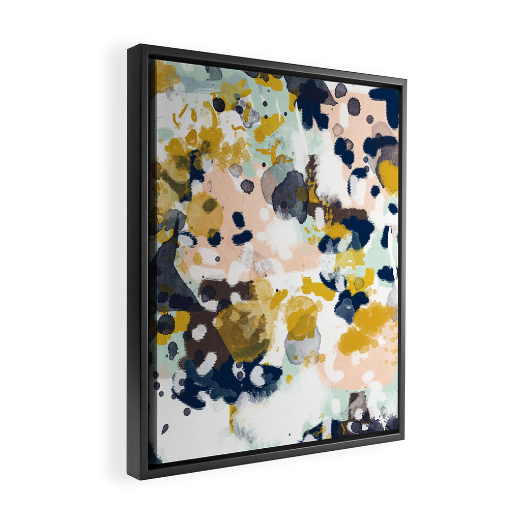 Sloane - abstract painting gender neutral baby nursery dorm college decor Framed Canvas Print Gallery Image 2