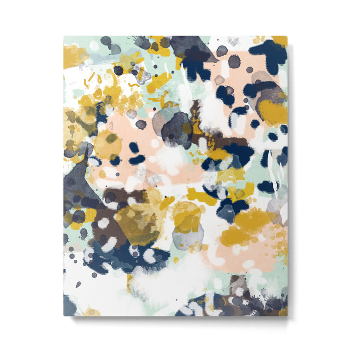 Sloane - abstract painting gender neutral baby nursery dorm college decor Metal Print Gallery Image 1