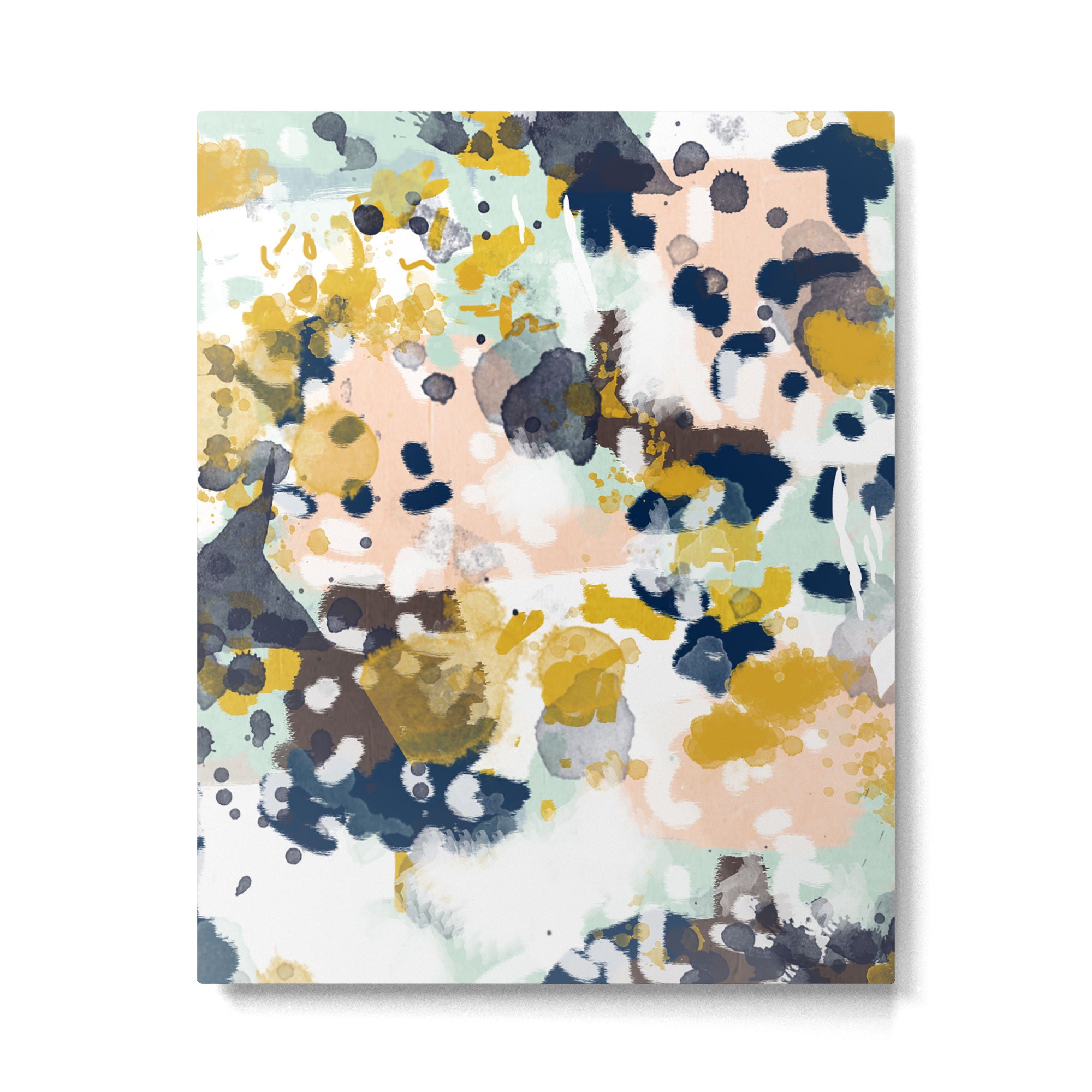 Sloane - abstract painting gender neutral baby nursery dorm college decor Metal Print Gallery Image 6