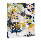 Sloane - Abstract painting in modern fresh colors navy, mint, blush, cream, white, and gold Canvas Print Gallery Image 6