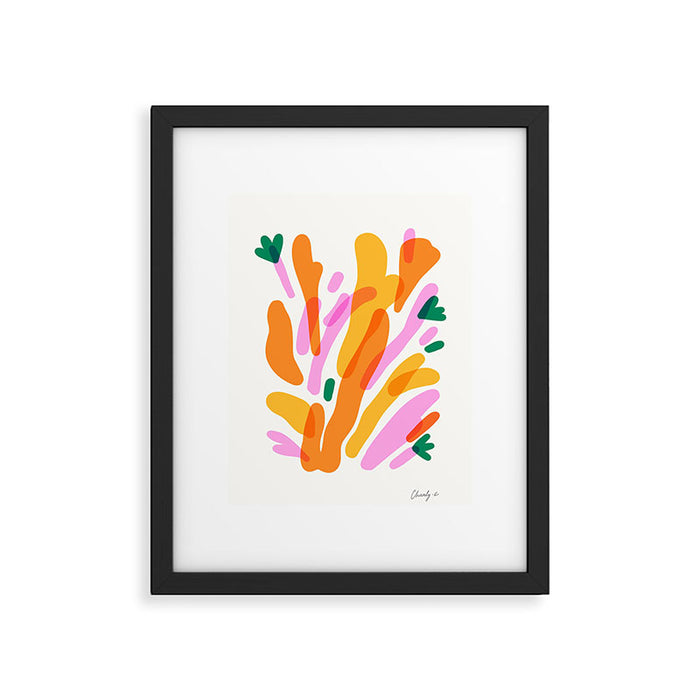 Abstract Flower Burst  Framed Art Print Gallery Image 1