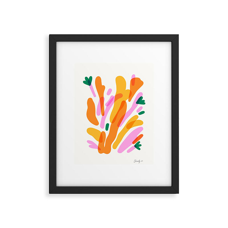 Abstract Flower Burst  Framed Art Print Gallery Image 5