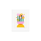 Abstract Flower Pot  Art Print Gallery Image 1