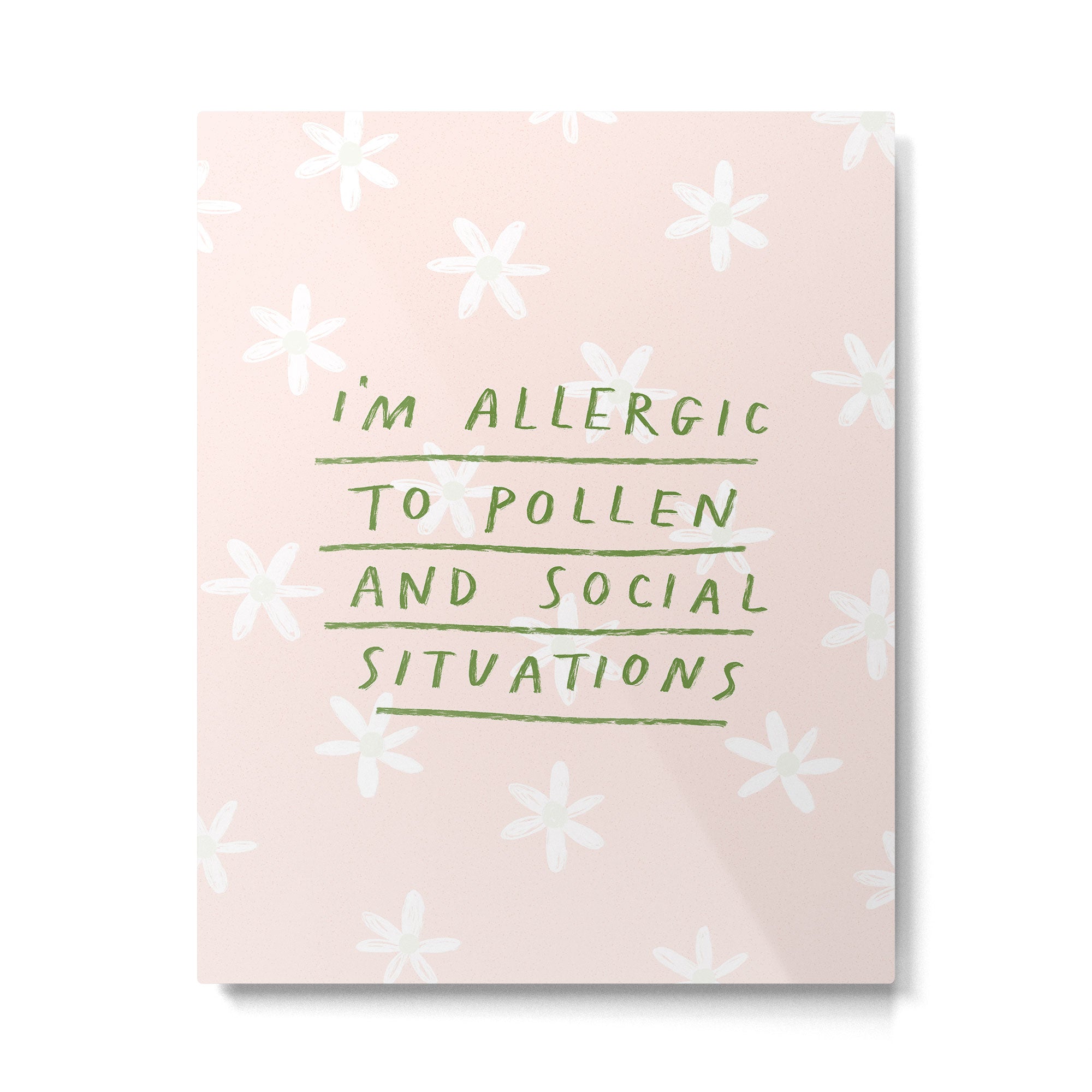 Allergic To Pollen Metal Print Gallery Image 6