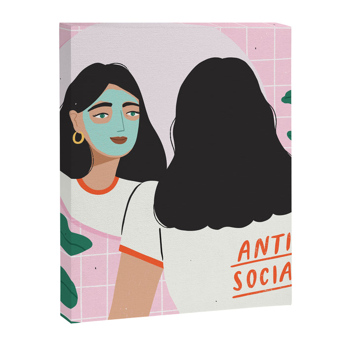Anti Social Canvas Print Gallery Image 1