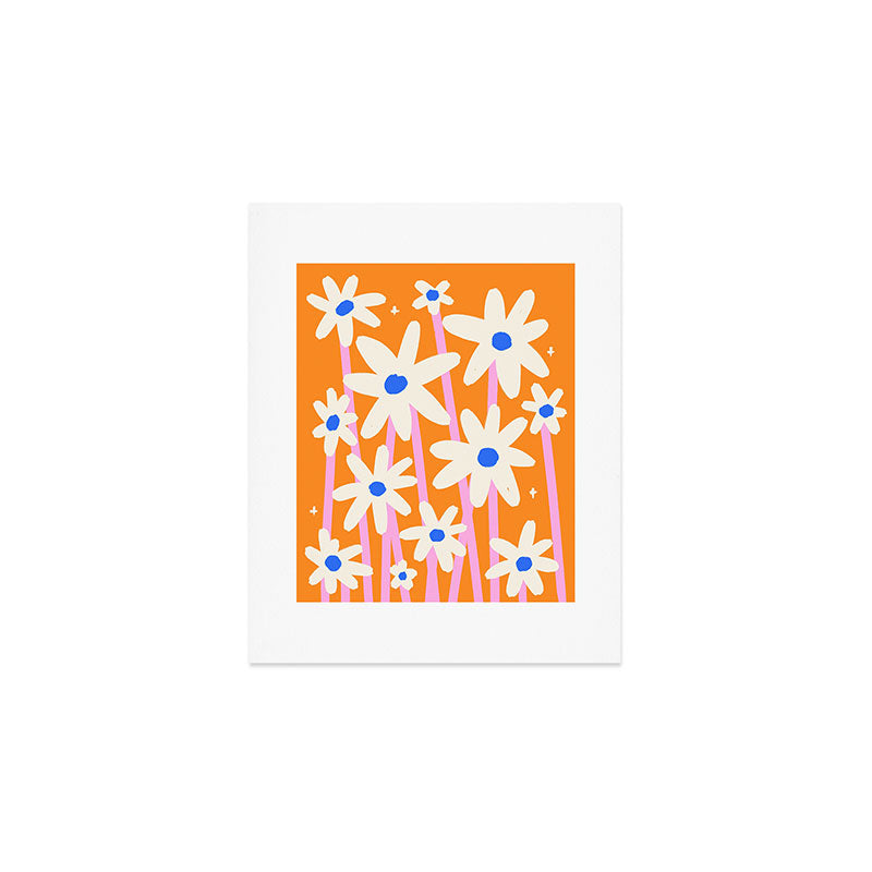 Daisies In Bloom Art Print Gallery Image 1