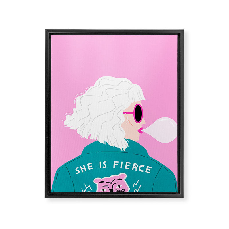 Disco Diva Framed Canvas Print Gallery Image 8
