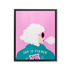 Disco Diva Framed Canvas Print Gallery Image 8