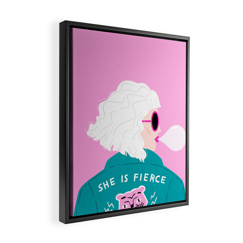 Disco Diva Framed Canvas Print Gallery Image 2