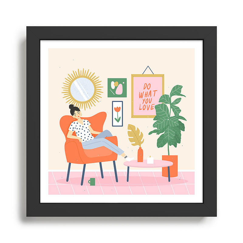 Do What You Love Framed Art Print Gallery Image 1