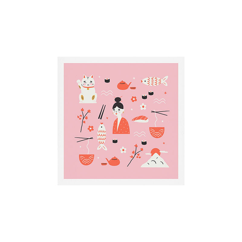Dreaming of Japan Pattern Art Print Gallery Image 1