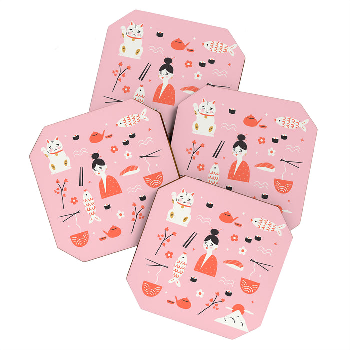 Dreaming of Japan Pattern Coaster Gallery Image 1