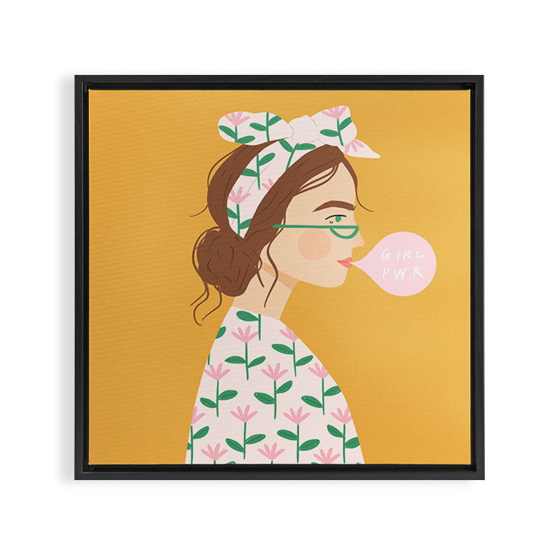 Girl Power Framed Canvas Print Gallery Image 3