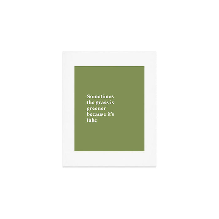 Grass is Greener Art Print Gallery Image 1