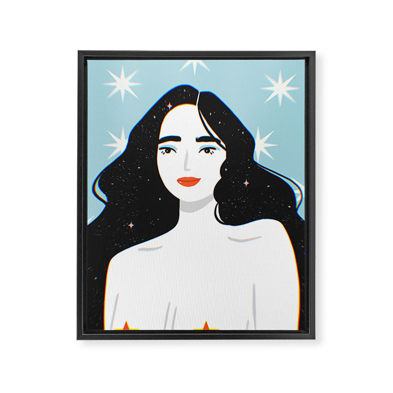 Head in the stars Framed Canvas Print Gallery Image 8