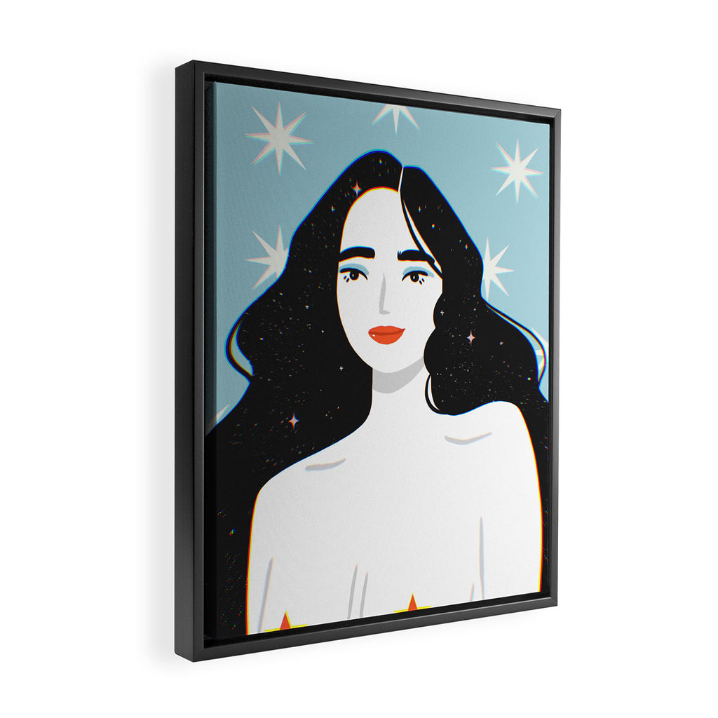Head in the stars Framed Canvas Print Gallery Image 2