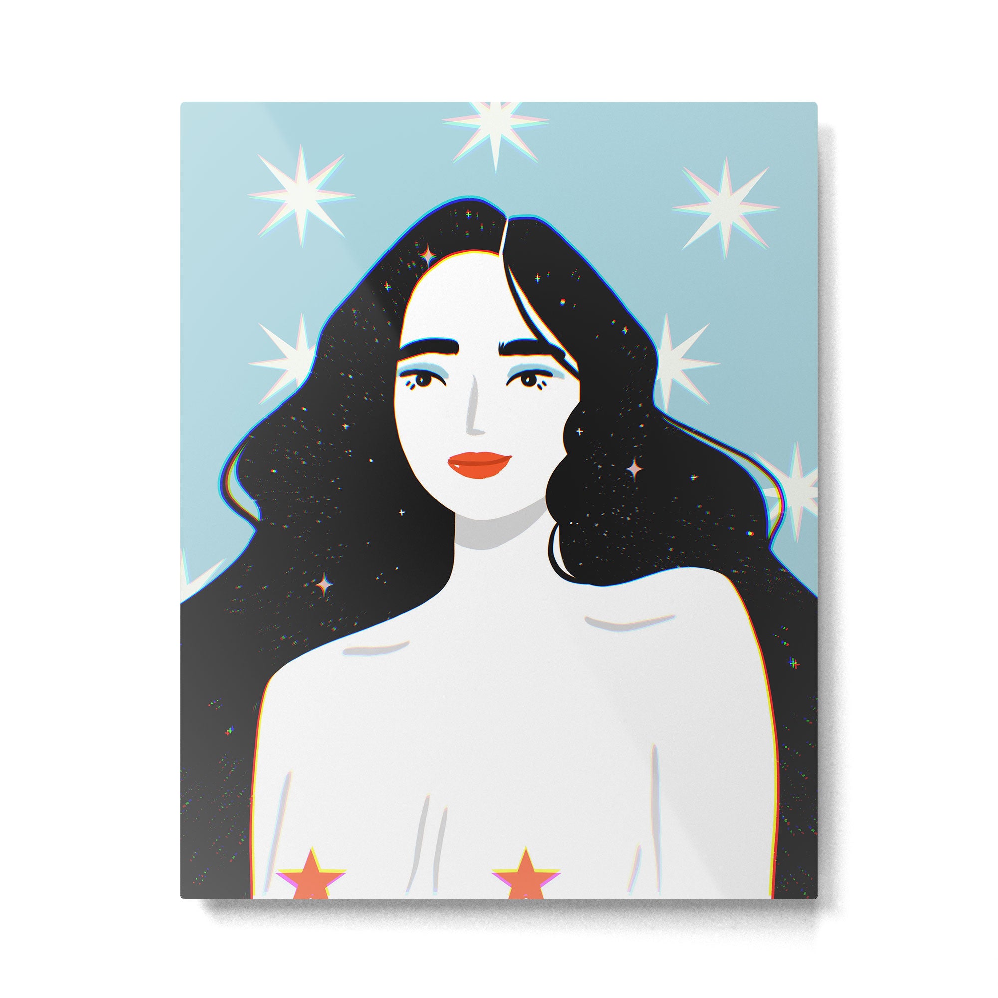 Head in the stars Metal Print Gallery Image 6