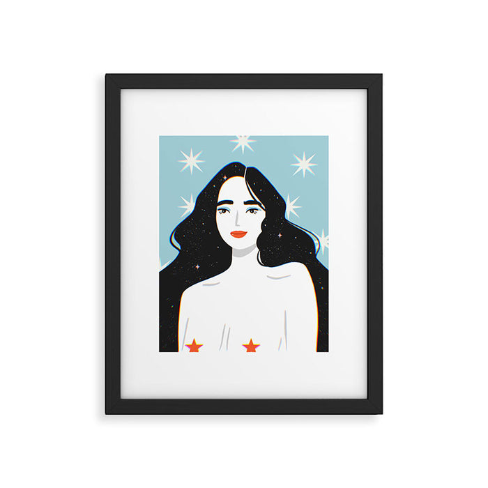 Head in the stars Framed Art Print Gallery Image 1