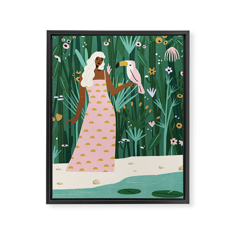 Jungle Queen Framed Canvas Print Gallery Image 8