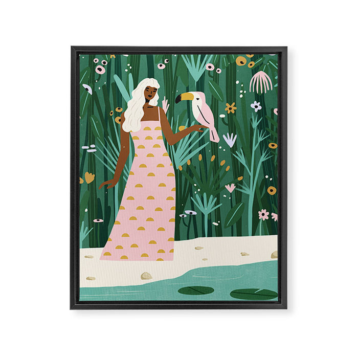 Jungle Queen Framed Canvas Print Gallery Image 1