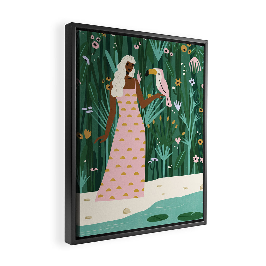 Jungle Queen Framed Canvas Print Gallery Image 2