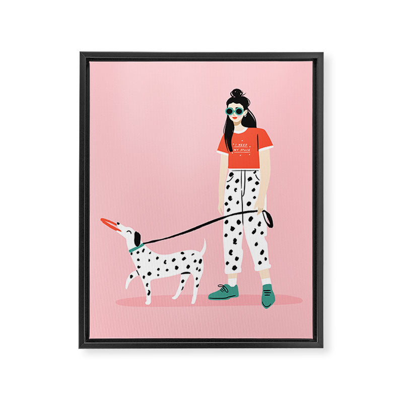 Like Dog Like Owner Framed Canvas Print Gallery Image 8