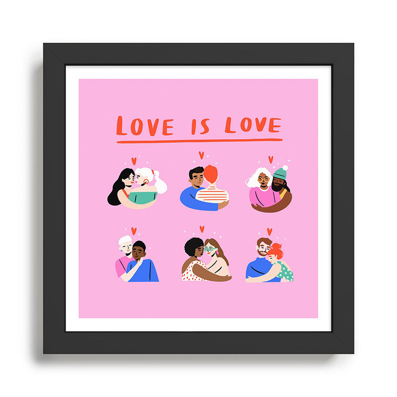 Love is Love Framed Art Print Gallery Image 1