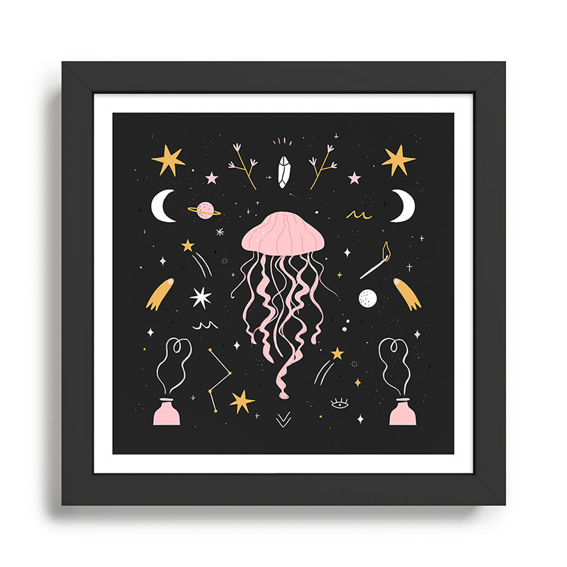 Magic Jellyfish Framed Art Print Gallery Image 1