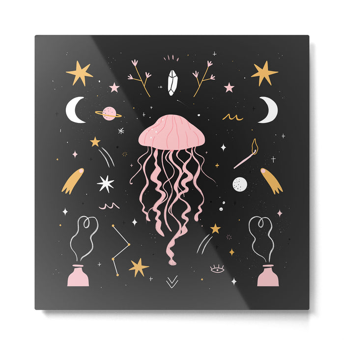 Magic Jellyfish Metal Print Gallery Image 1