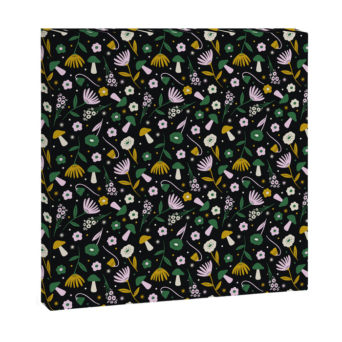 Magic Mushroom Forest Pattern Canvas Print Gallery Image 1