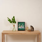 Meditating Cat Framed Canvas Print Gallery Image 4
