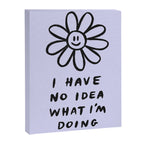 No Idea Daisy in Lilac Canvas Print Gallery Image 8