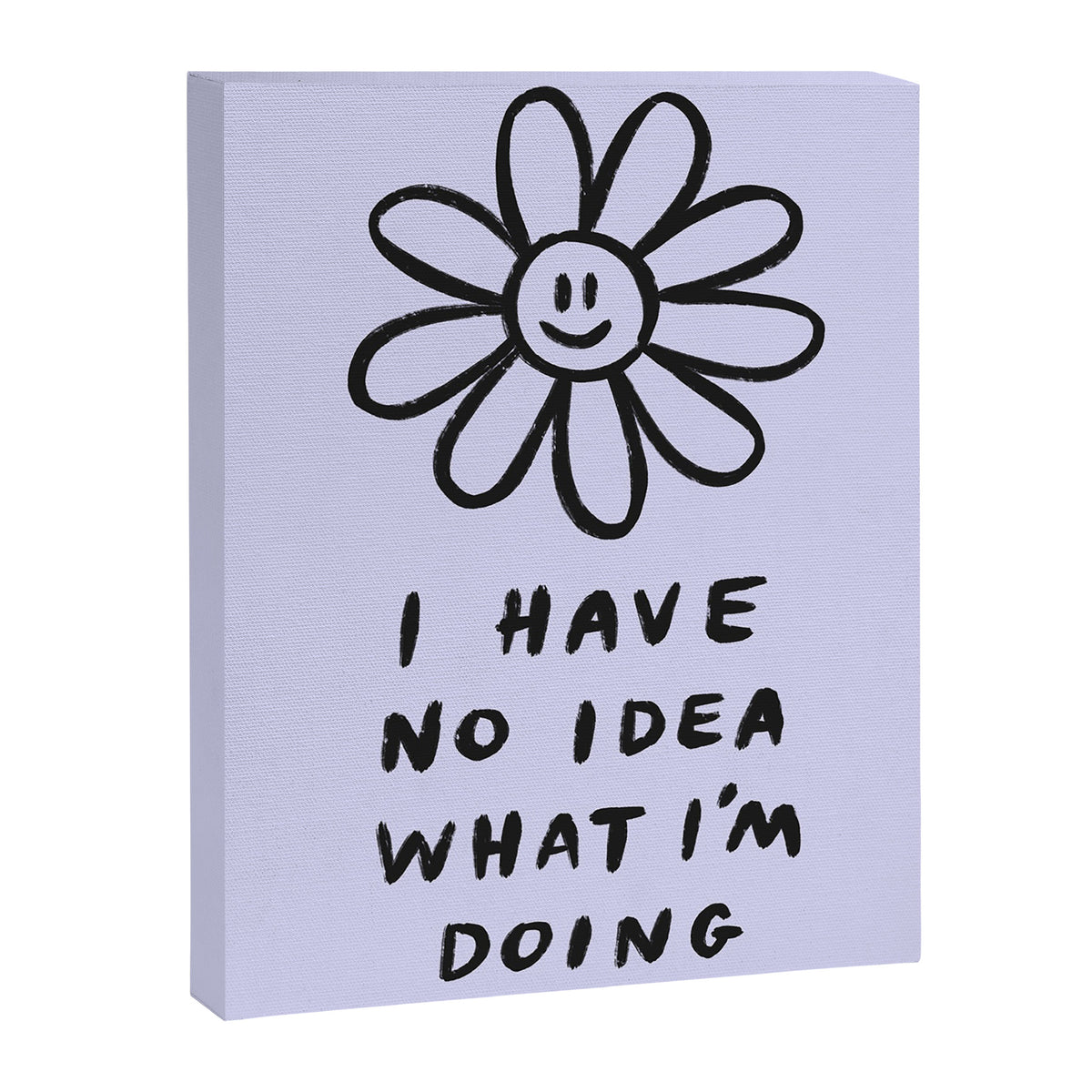 No Idea Daisy in Lilac Canvas Print Gallery Image 8