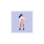 Pizza Babe Art Print Gallery Image 1