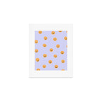 Purple Smiley Face Art Print Gallery Image 1