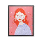 Red Beauty Framed Canvas Print Gallery Image 8