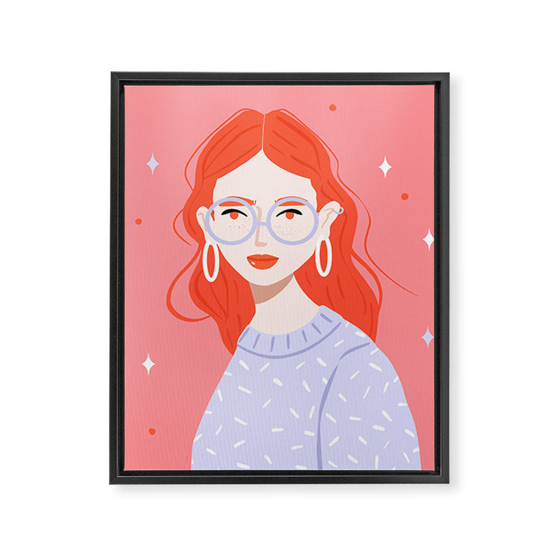 Red Beauty Framed Canvas Print Gallery Image 8