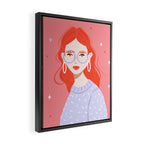 Red Beauty Framed Canvas Print Gallery Image 2