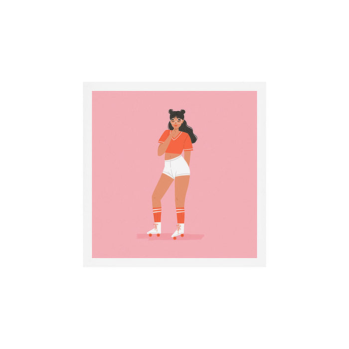 rollergirl Art Print Gallery Image 1