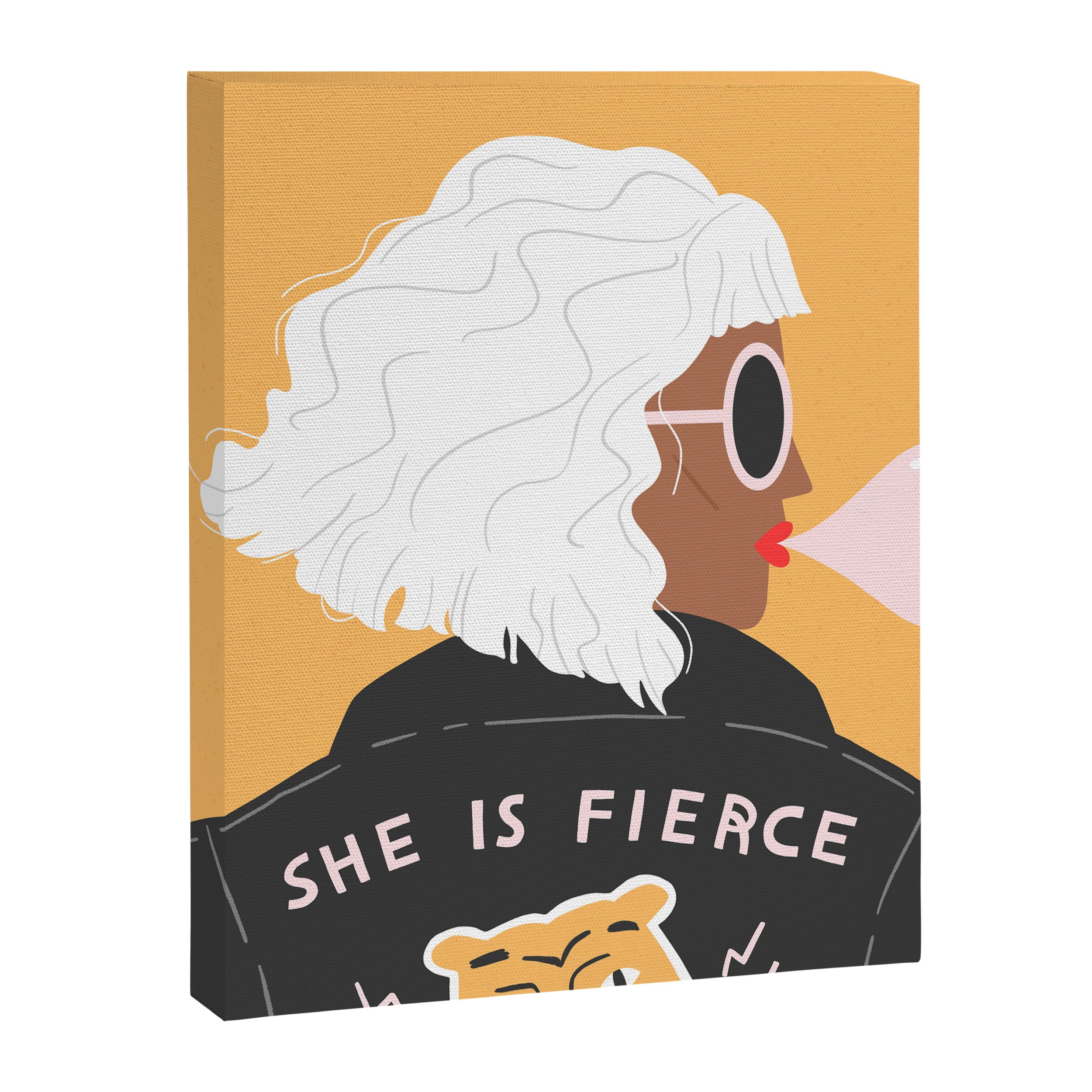 She Is Fierce Canvas Print Gallery Image 3