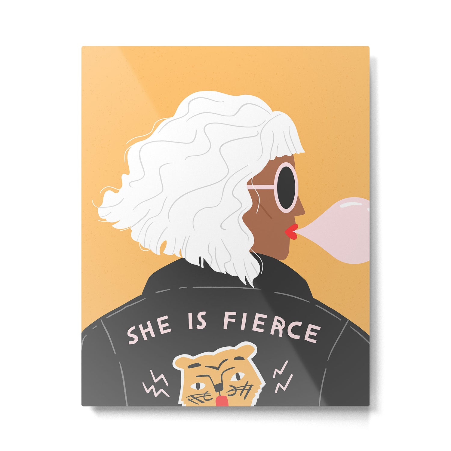 She Is Fierce Metal Print Gallery Image 6