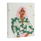 Strike a Pose Pink and Green Palette Canvas Print Gallery Image 8