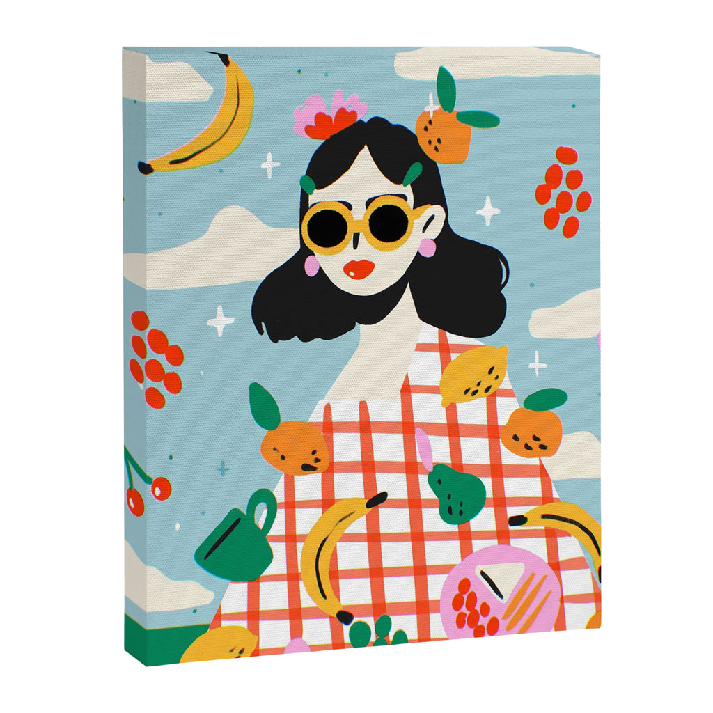 Summer Fruits Picnic Canvas Print Gallery Image 6