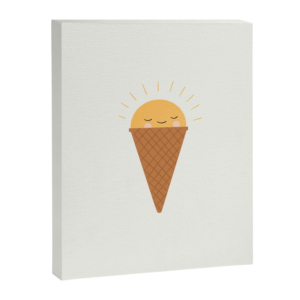 Sunshine Ice Cream Cone Canvas Print Gallery Image 6