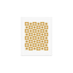 Vintage Checkered Sunshine Art Print Gallery Image 1
