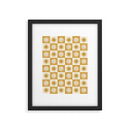 Vintage Checkered Sunshine Framed Art Print Gallery Image 6