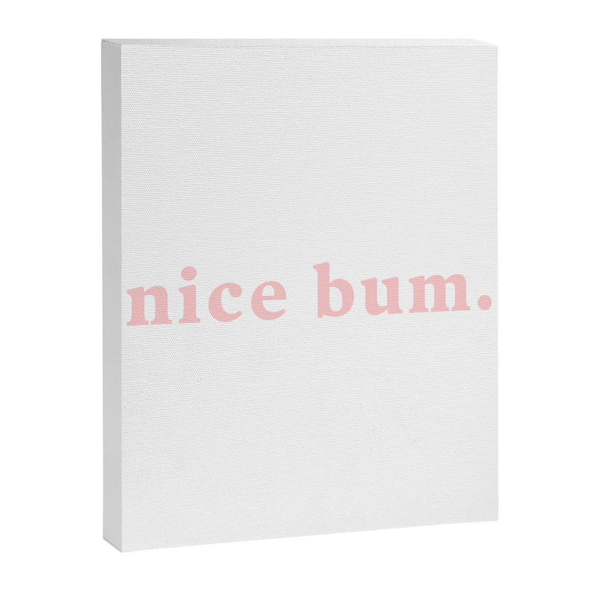nice bum. (light pink) Canvas Print Gallery Image 8