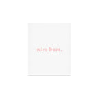 nice bum. (light pink) Art Print Gallery Image 1
