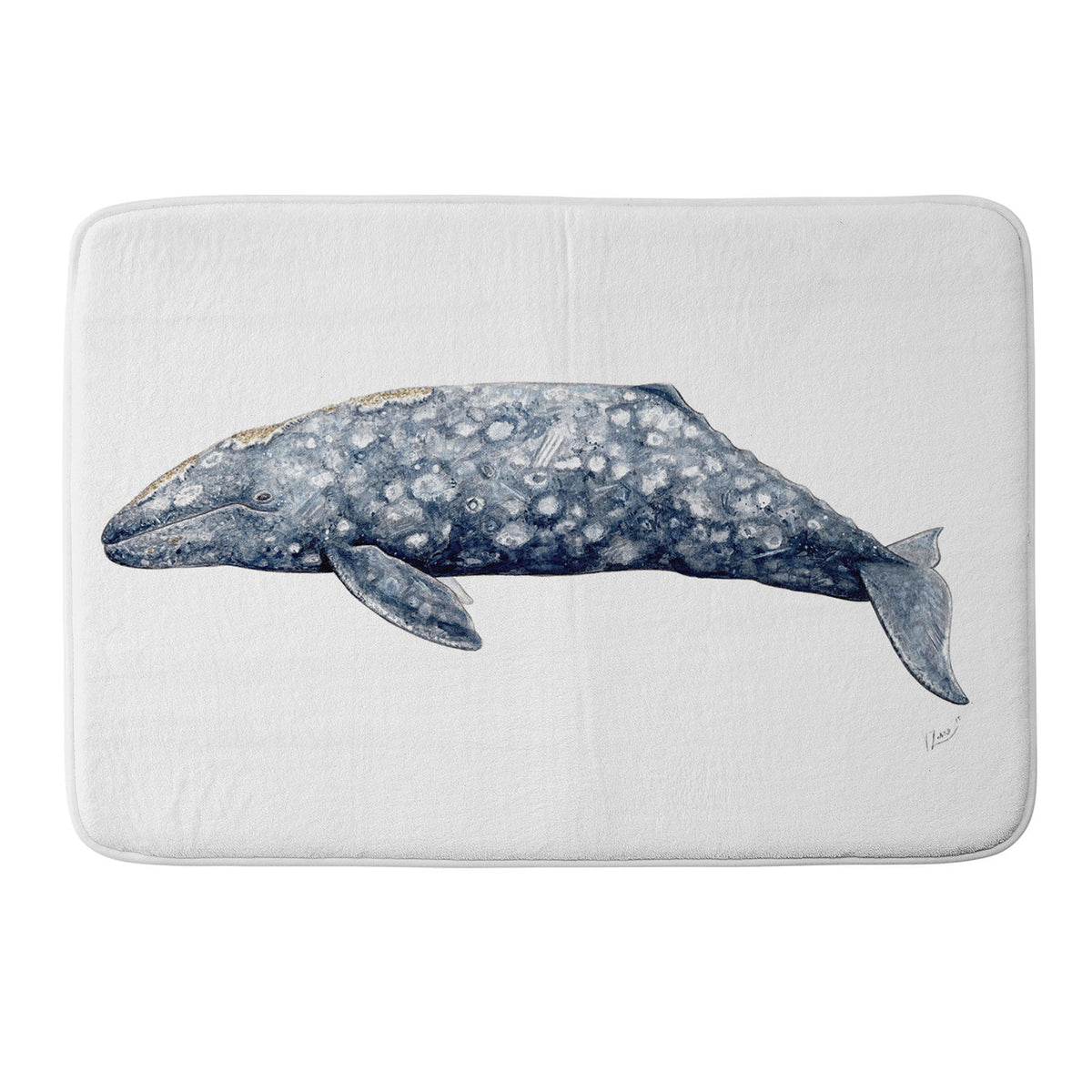 Grey whale Bath Mat Gallery Image 2