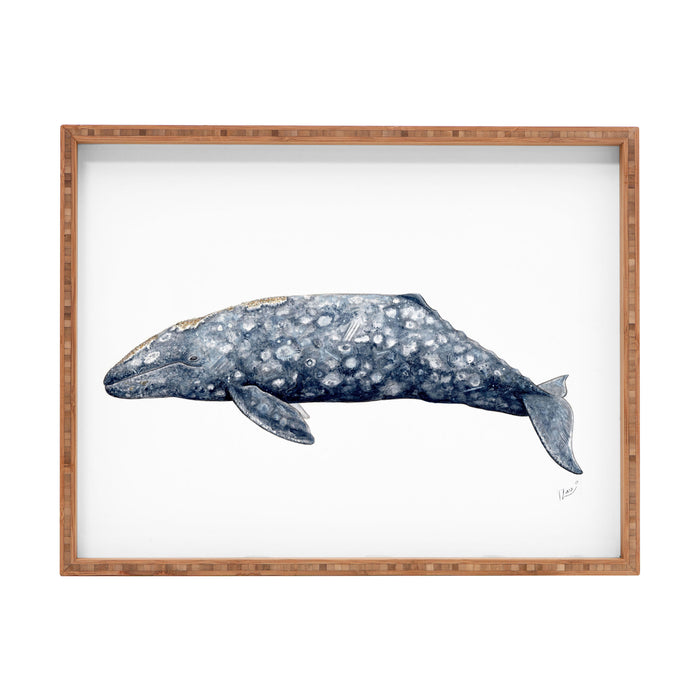 Grey whale Serving Tray Gallery Image 1